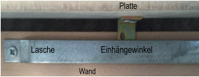 Wand Platte Lasche Einhngewinkel