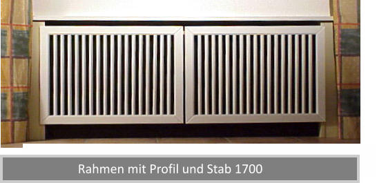 Rahmen mit Profil und Stab 1700